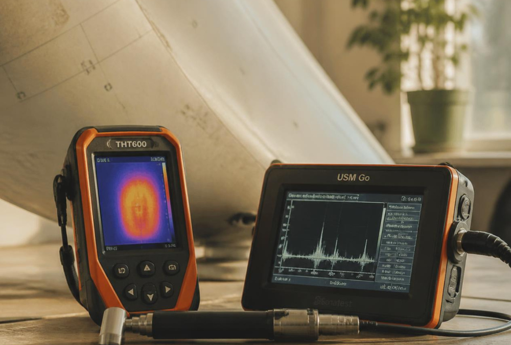 Termografía y ultrasonidos: cómo detectar daños ocultos en las palas de aerogeneradores